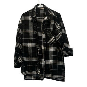 Ci Sono - Women's Midweight Oversized Flannel Shacket